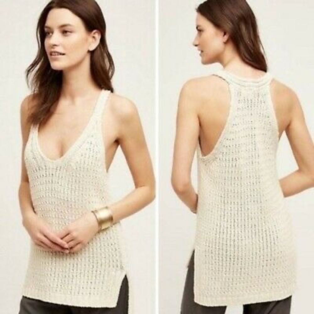ANTHROPOLOGIE MONK KNIT TANK